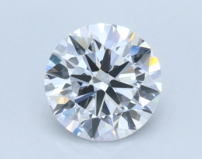 0.7 carat Round lab grown diamond, D color, VVS2 clarity, Ideal cut