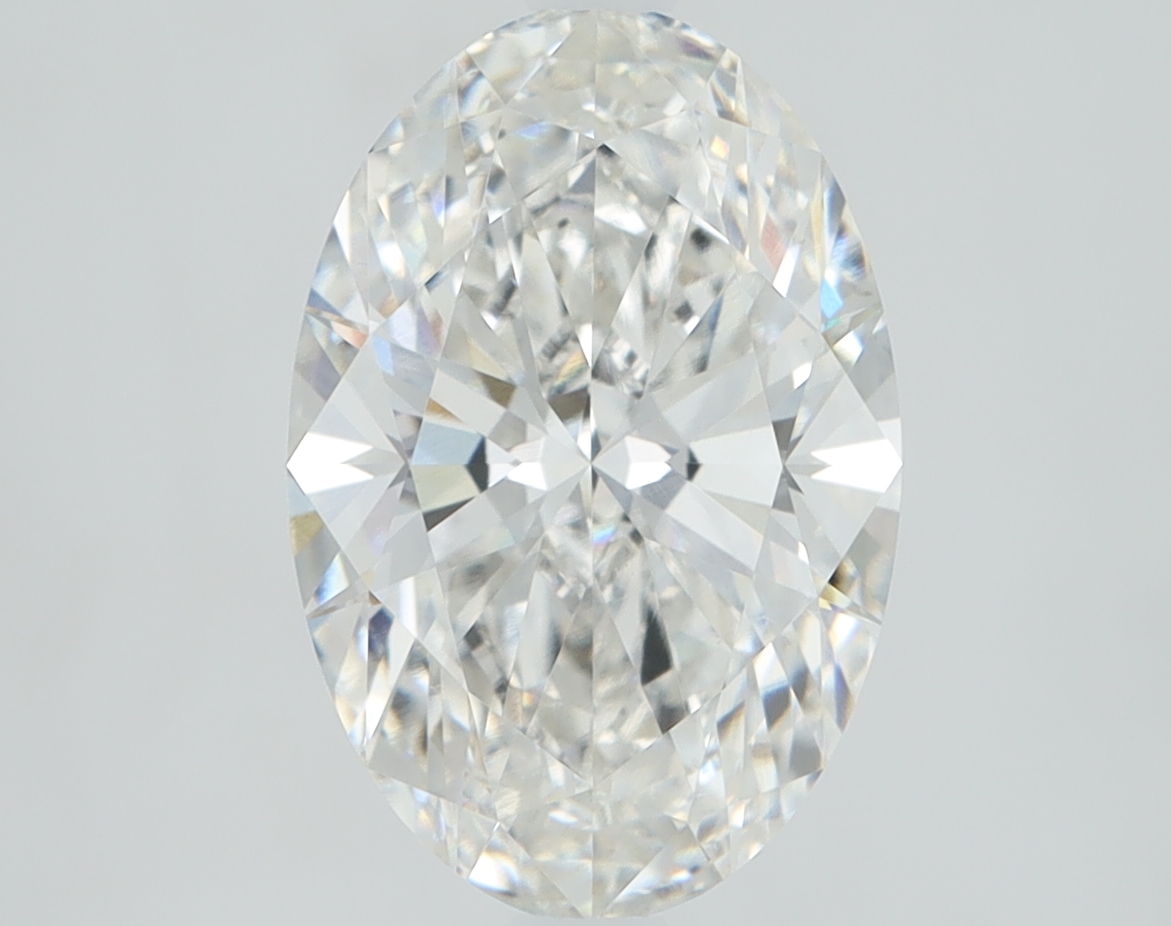1.51 carat Oval lab grown diamond, F color, VVS2 clarity