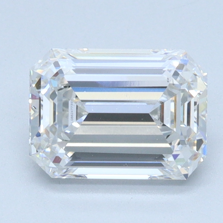 1.18 carat Emerald lab grown diamond, F color, VS1 clarity