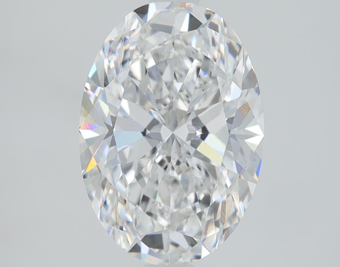 1.74 carat Oval lab grown diamond, F color, VS1 clarity