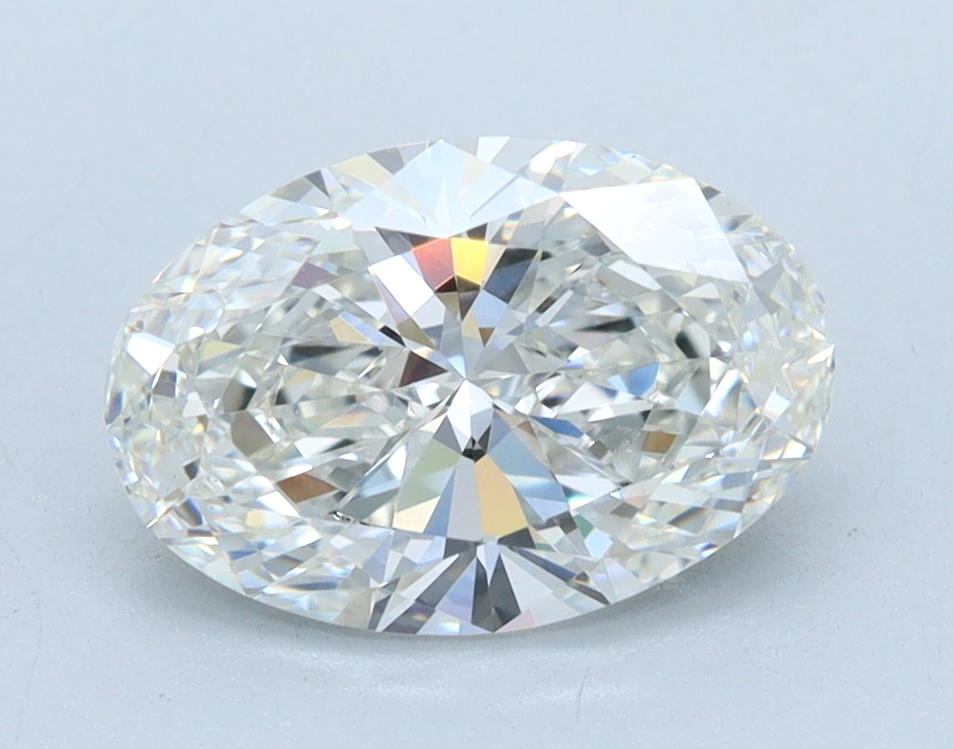 1.79 carat Oval lab grown diamond, G color, VS1 clarity