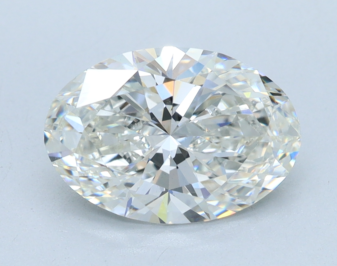 2.02 carat Oval lab grown diamond, G color, VS1 clarity