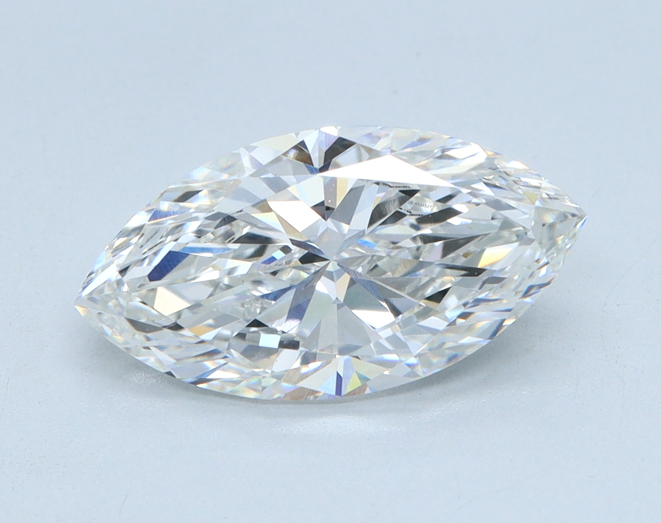 2.21 carat Marquise lab grown diamond, E color, VVS2 clarity