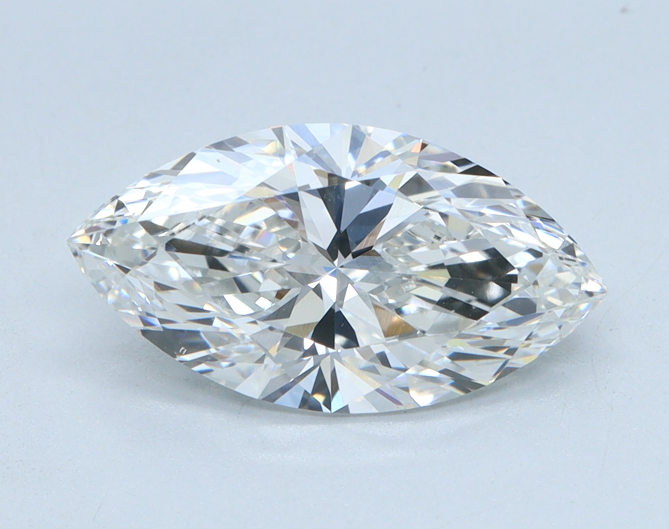 2.29 carat Marquise lab grown diamond, F color, VS1 clarity