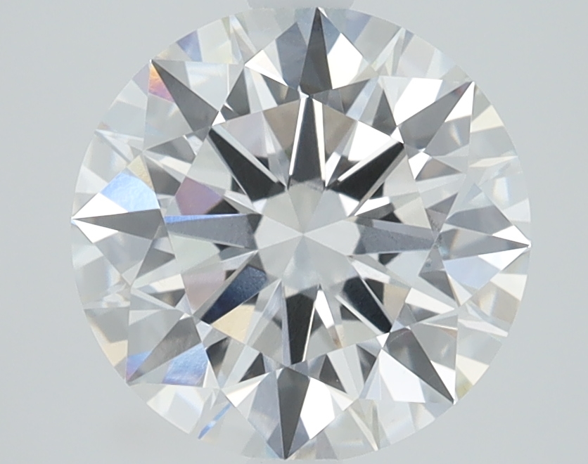 3.78 carat Round lab grown diamond, D color, VVS2 clarity, Excellent cut