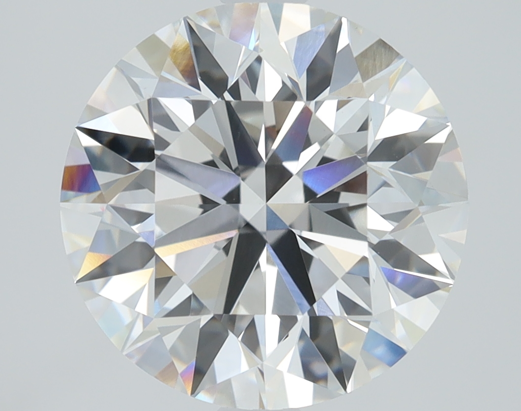2.61 carat Round lab grown diamond, D color, VS1 clarity, Excellent cut