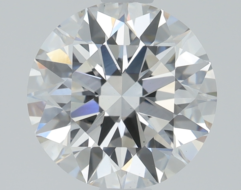 2.01 carat Round lab grown diamond, F color, VS1 clarity, Ideal cut