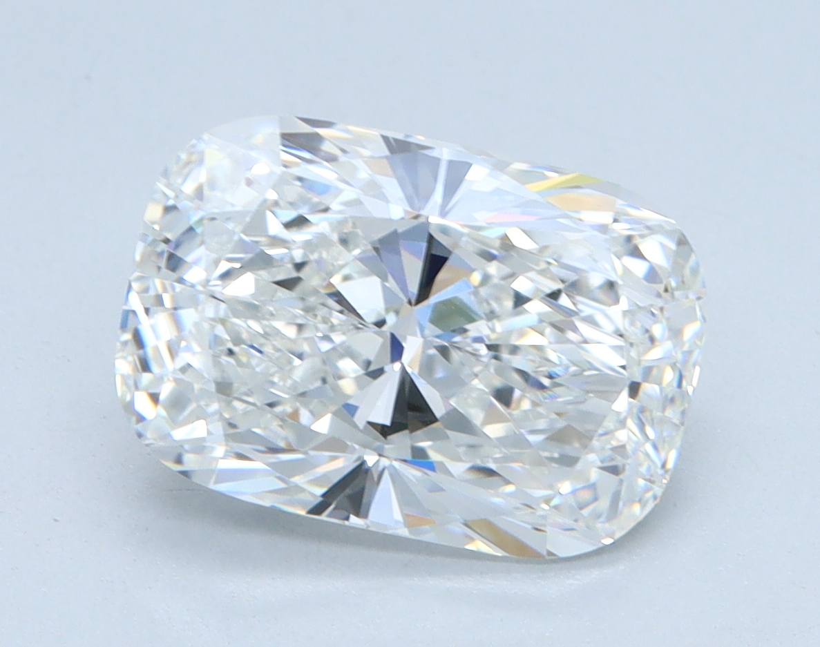 2.73 carat Cushion lab grown diamond, E color, VVS2 clarity
