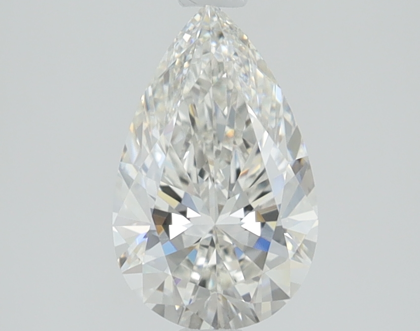 1.86 carat Pear lab grown diamond, D color, VVS2 clarity