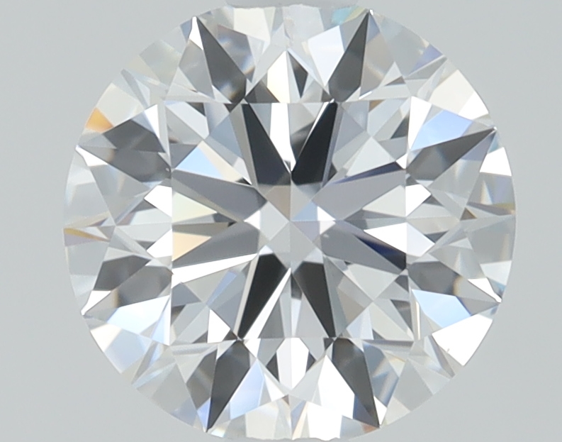 2.81 carat Round lab grown diamond, D color, VVS2 clarity, Ideal cut