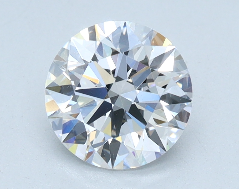 1.11 carat Round lab grown diamond, D color, VS1 clarity, Ideal cut