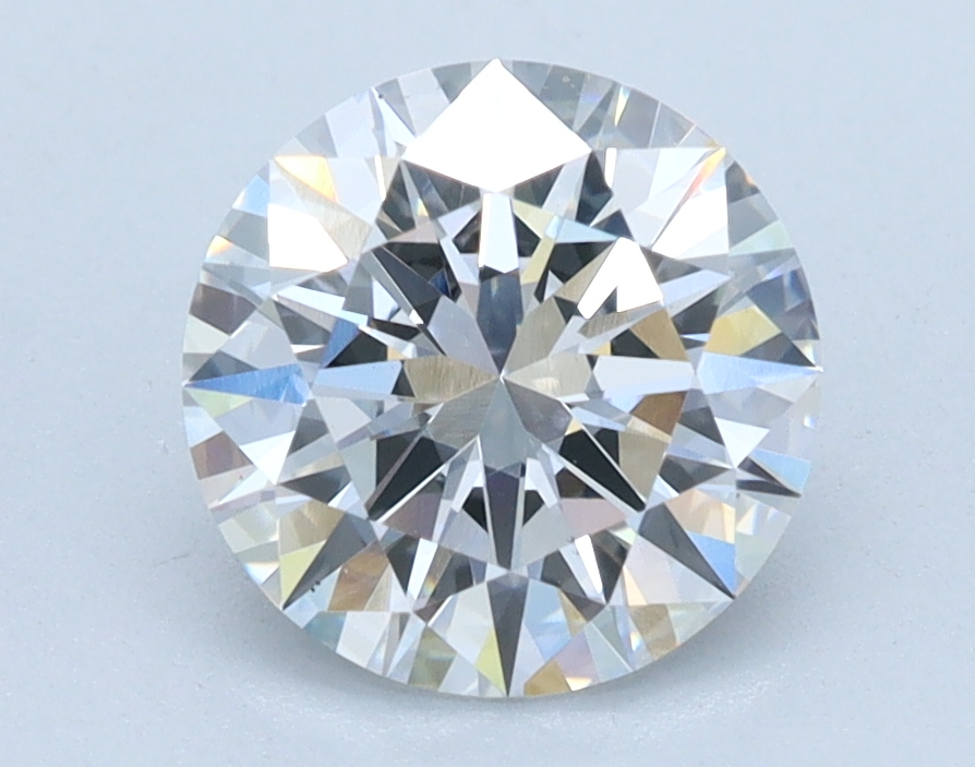 1.58 carat Round lab grown diamond, E color, VS1 clarity, Ideal cut