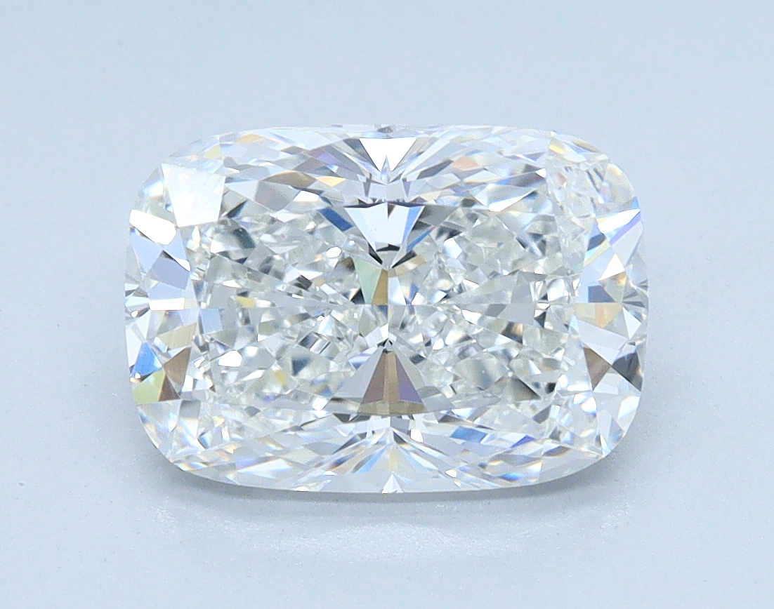 2.54 carat Cushion lab grown diamond, E color, VVS2 clarity