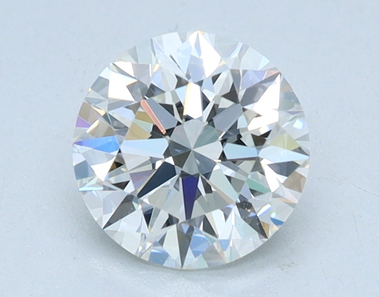 0.81 carat Round lab grown diamond, G color, VVS2 clarity, Ideal cut