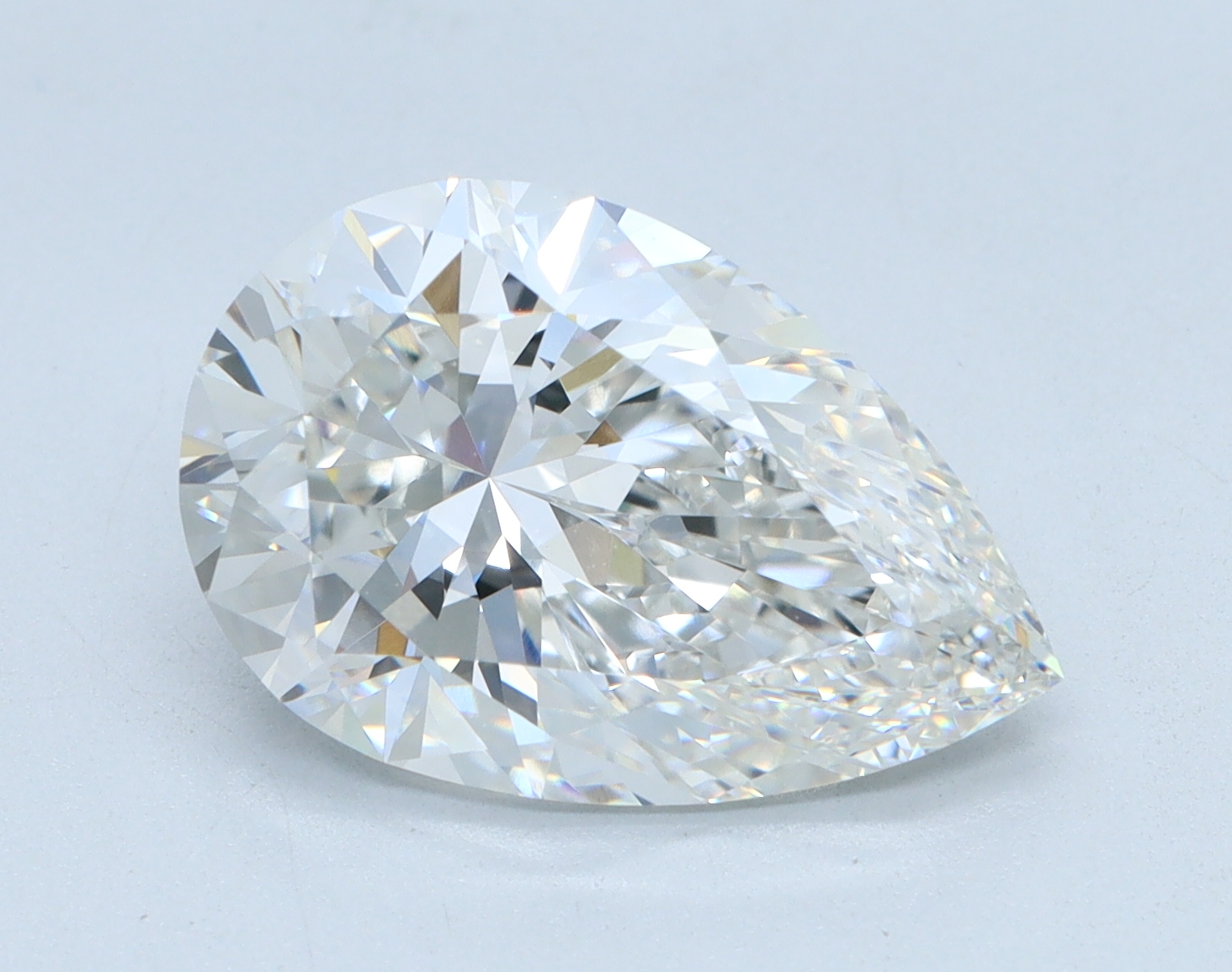 4.02 carat Pear lab grown diamond, G color, VS1 clarity