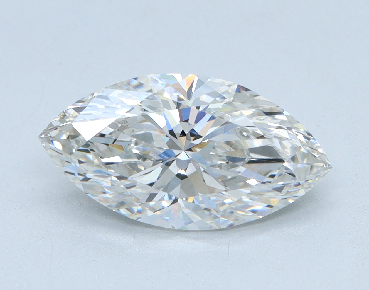 2.03 carat Marquise lab grown diamond, G color, VS1 clarity