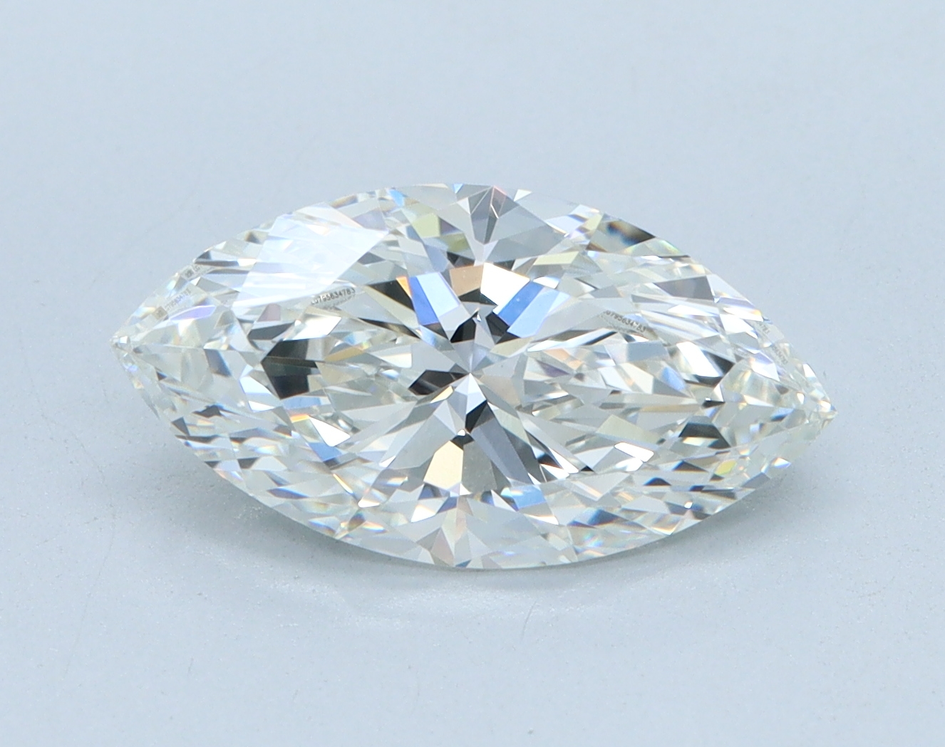2.09 carat Marquise lab grown diamond, G color, VVS2 clarity