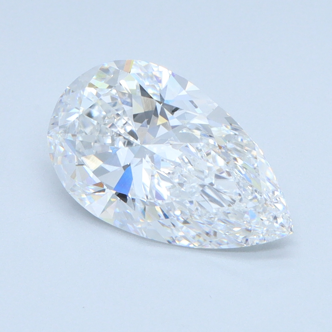 2.51 carat Pear lab grown diamond, E color, VS1 clarity