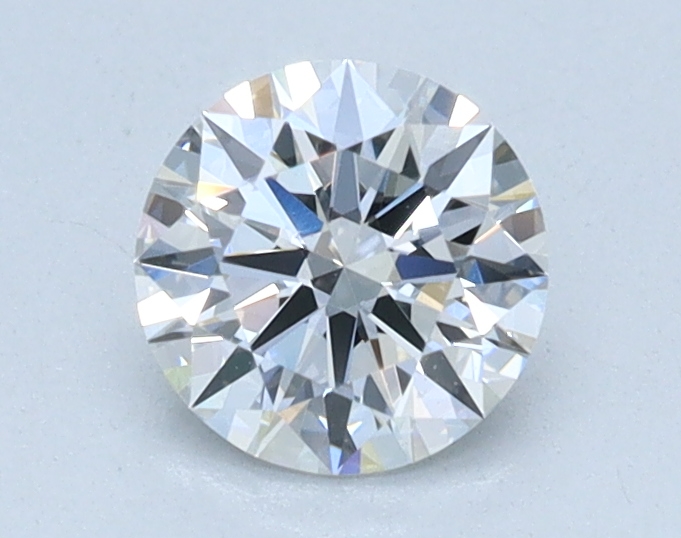 0.5 carat Round lab grown diamond, E color, VS2 clarity, Ideal cut