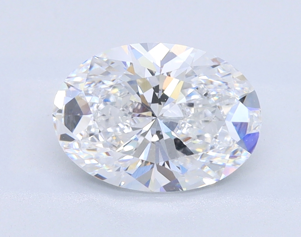 1.01 carat Oval lab grown diamond, E color, VS1 clarity