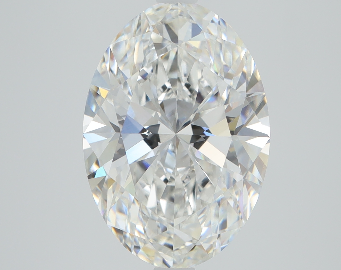 1.04 carat Oval lab grown diamond, F color, VVS1 clarity