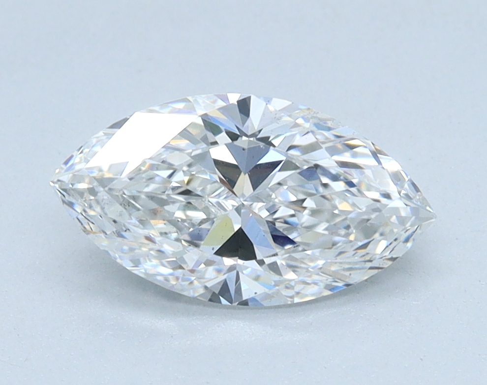 1.01 carat Marquise lab grown diamond, E color, VS2 clarity