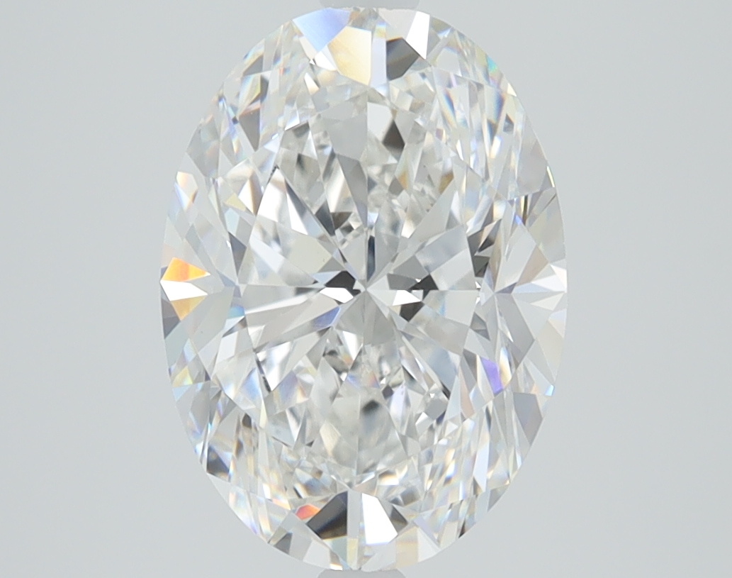 2.41 carat Oval lab grown diamond, E color, VS1 clarity