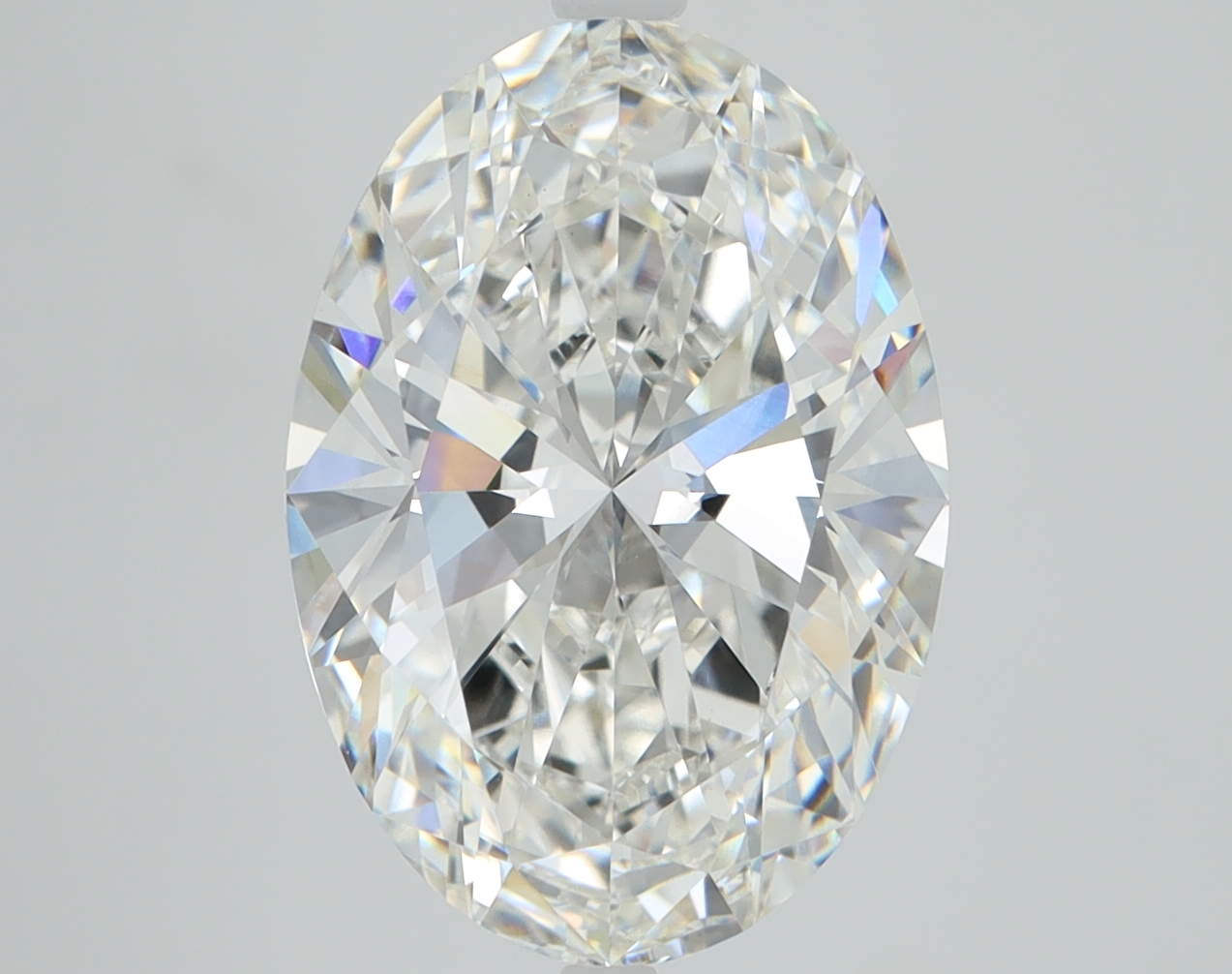 5.05 carat Oval lab grown diamond, F color, VS1 clarity