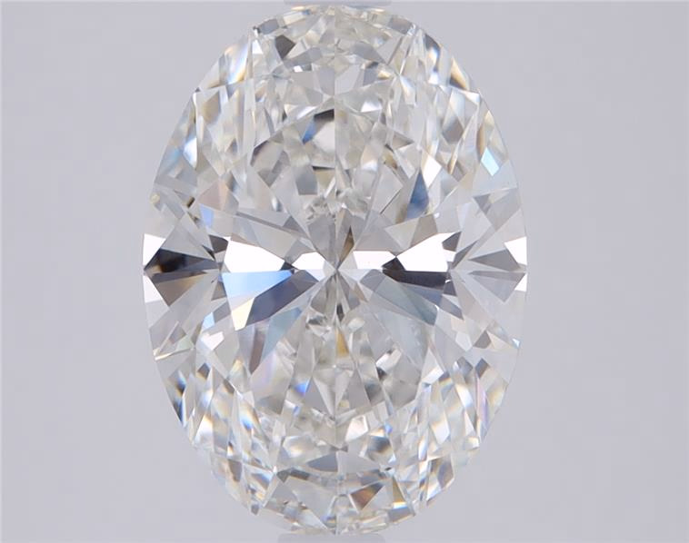 6.04 carat Oval lab grown diamond, E color, VS1 clarity