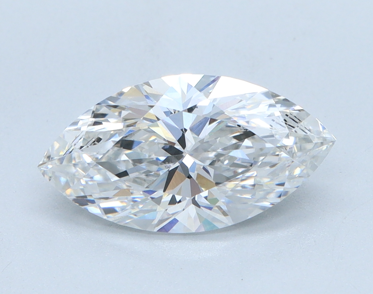 1.78 carat Marquise lab grown diamond, E color, VS1 clarity