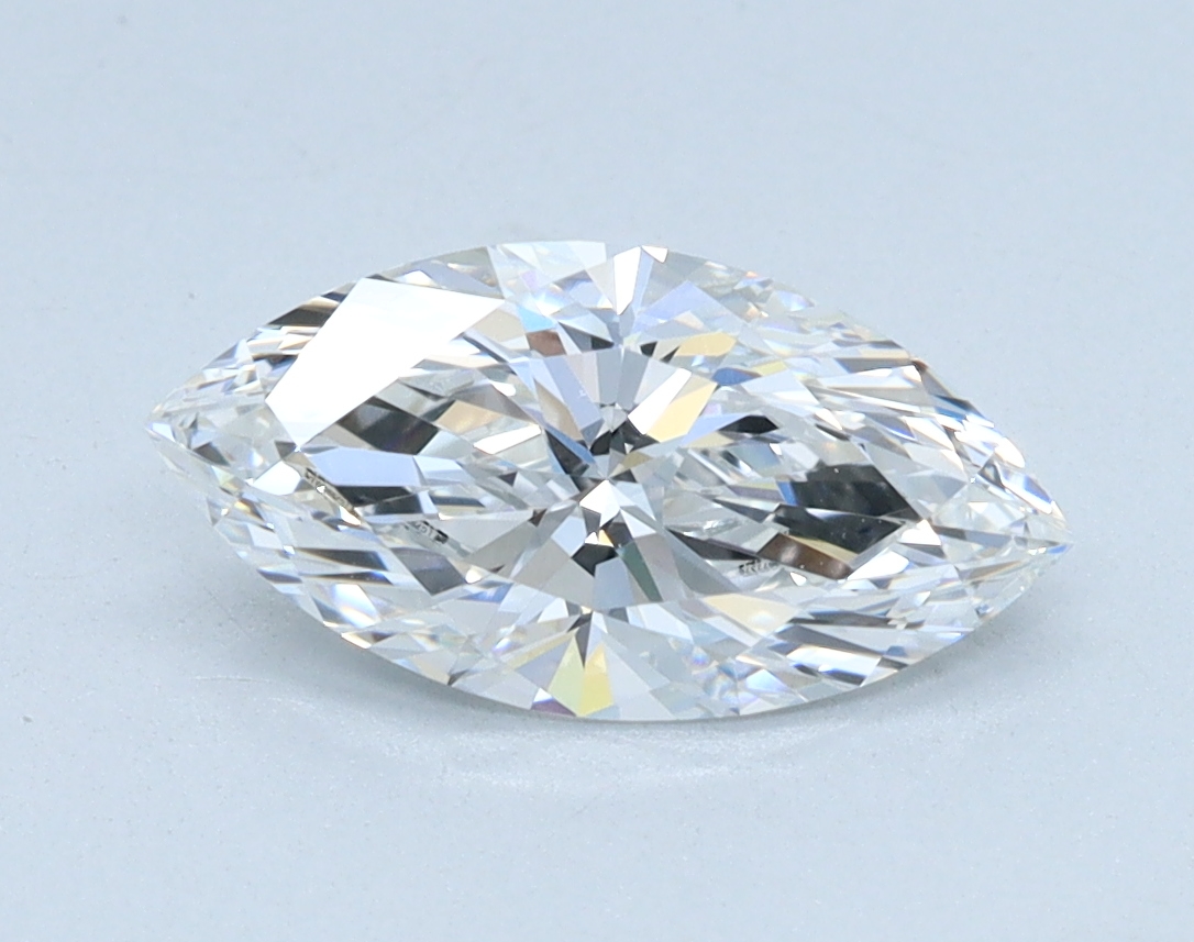 1.53 carat Marquise lab grown diamond, D color, VVS1 clarity