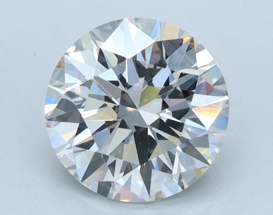 1.71 carat Round lab grown diamond, G color, VS1 clarity, Excellent cut