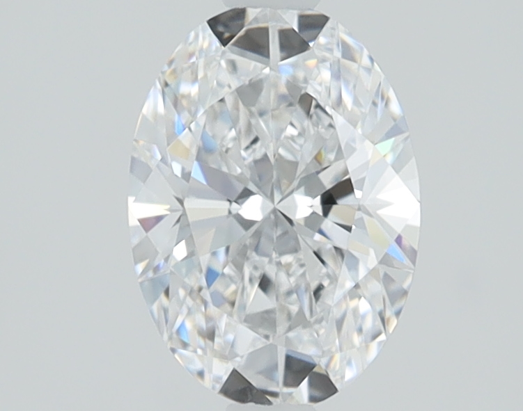 1.73 carat Oval lab grown diamond, D color, VVS2 clarity
