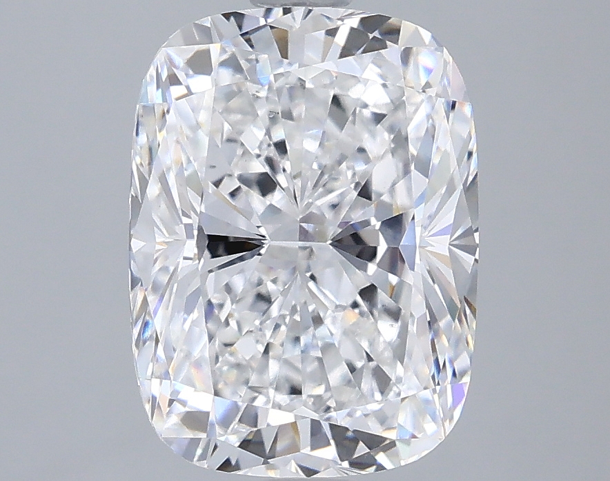 3.04 carat Cushion lab grown diamond, D color, VS1 clarity
