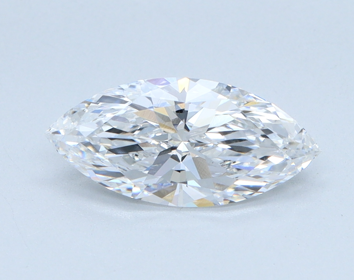 1.04 carat Marquise lab grown diamond, D color, VS1 clarity