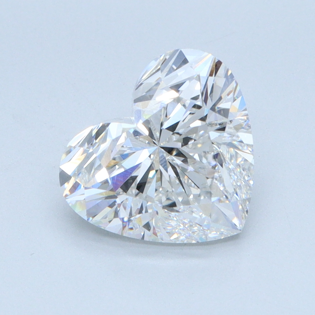 2.01 carat Heart lab grown diamond, F color, VS1 clarity