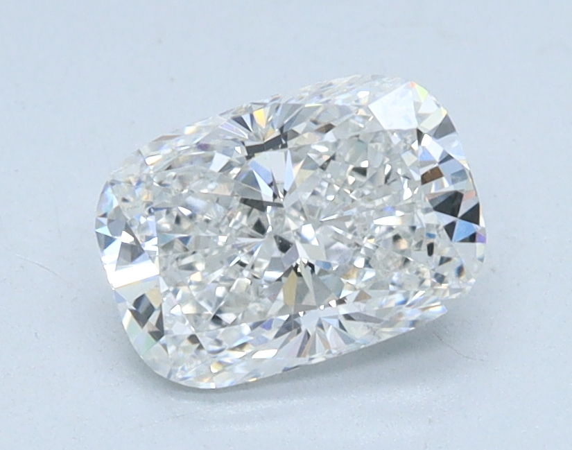 0.83 carat Cushion lab grown diamond, F color, VS1 clarity