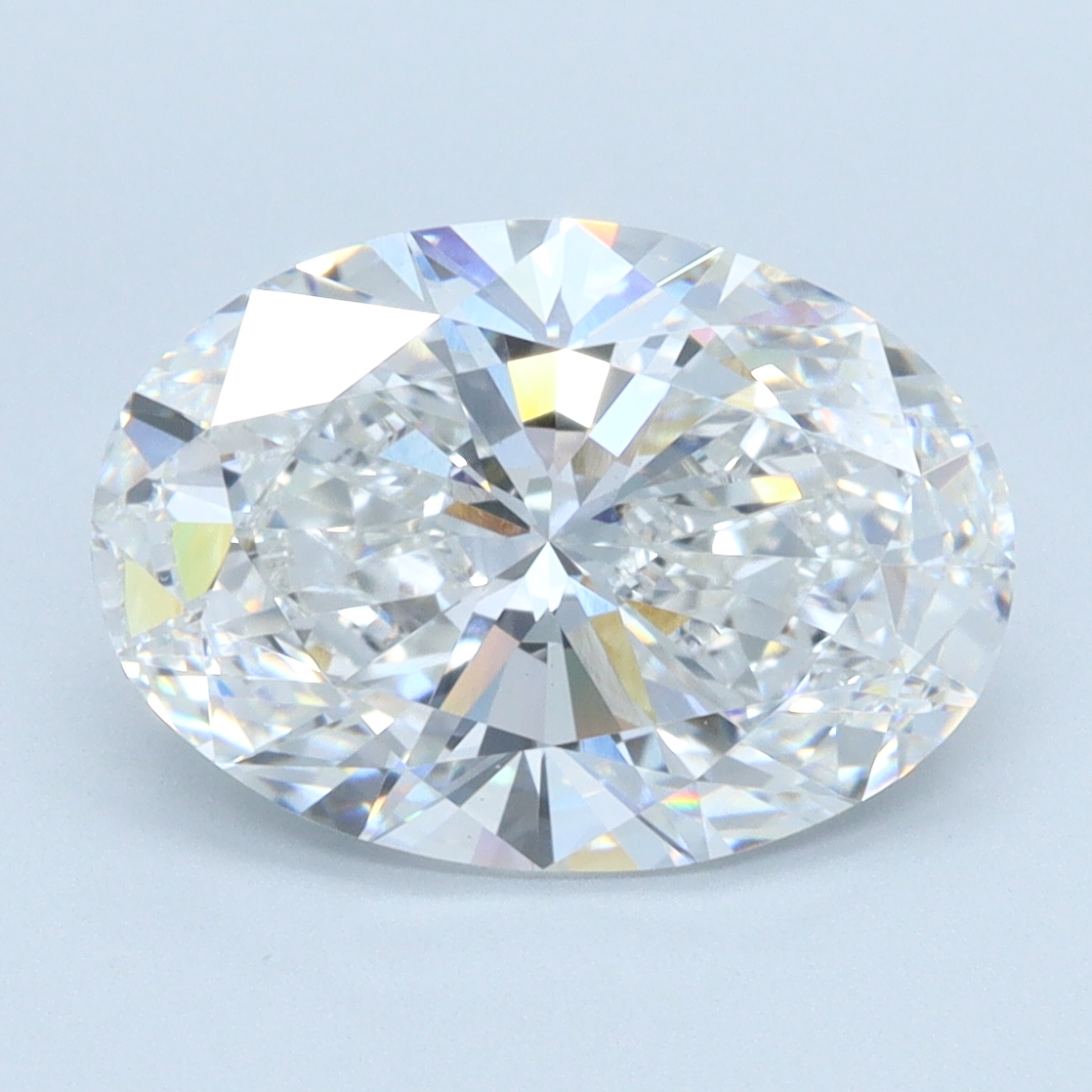 2.91 carat Oval lab grown diamond, F color, VS1 clarity
