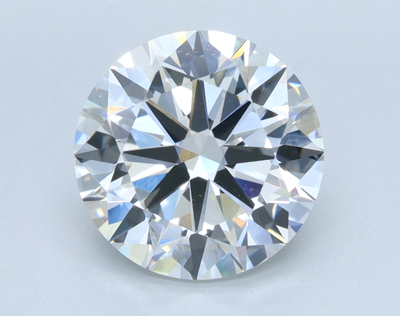 4.01 carat Round lab grown diamond, E color, VS1 clarity, Excellent cut