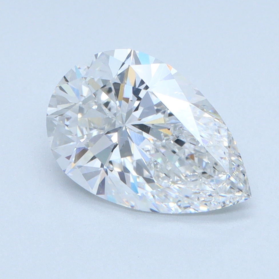 1.5 carat Pear lab grown diamond, E color, VS1 clarity