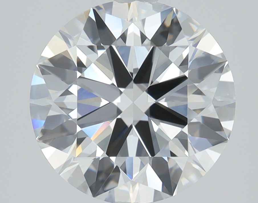 2.2 carat Round lab grown diamond, E color, VVS2 clarity, Excellent cut