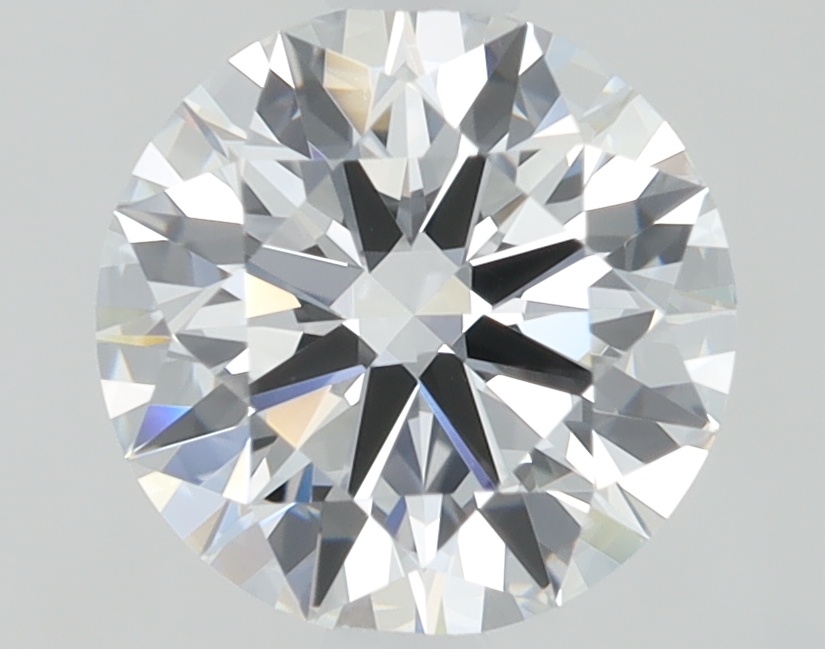 0.61 carat Round lab grown diamond, E color, VVS2 clarity, Ideal cut