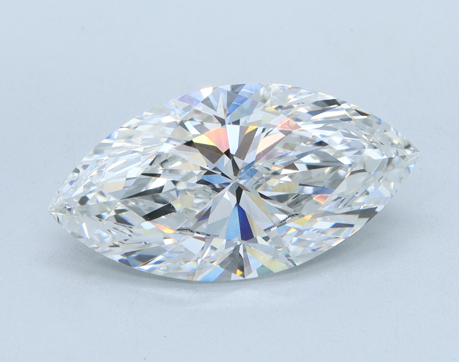 3.56 carat Marquise lab grown diamond, E color, VVS2 clarity