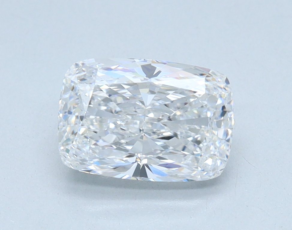 1.11 carat Cushion lab grown diamond, D color, VS1 clarity