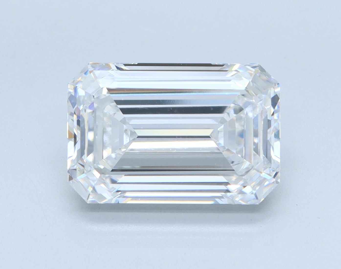 3.59 carat Emerald lab grown diamond, D color, VVS2 clarity