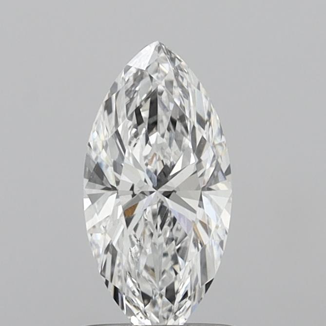 0.94 carat Marquise lab grown diamond, D color, VVS2 clarity