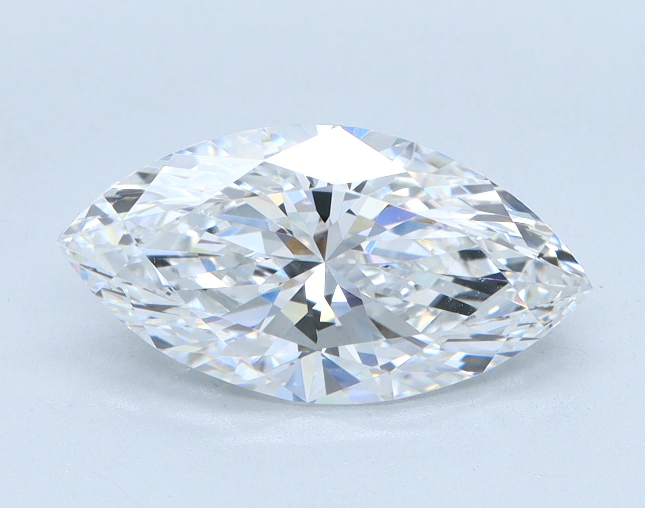 2.26 carat Marquise lab grown diamond, E color, VVS2 clarity