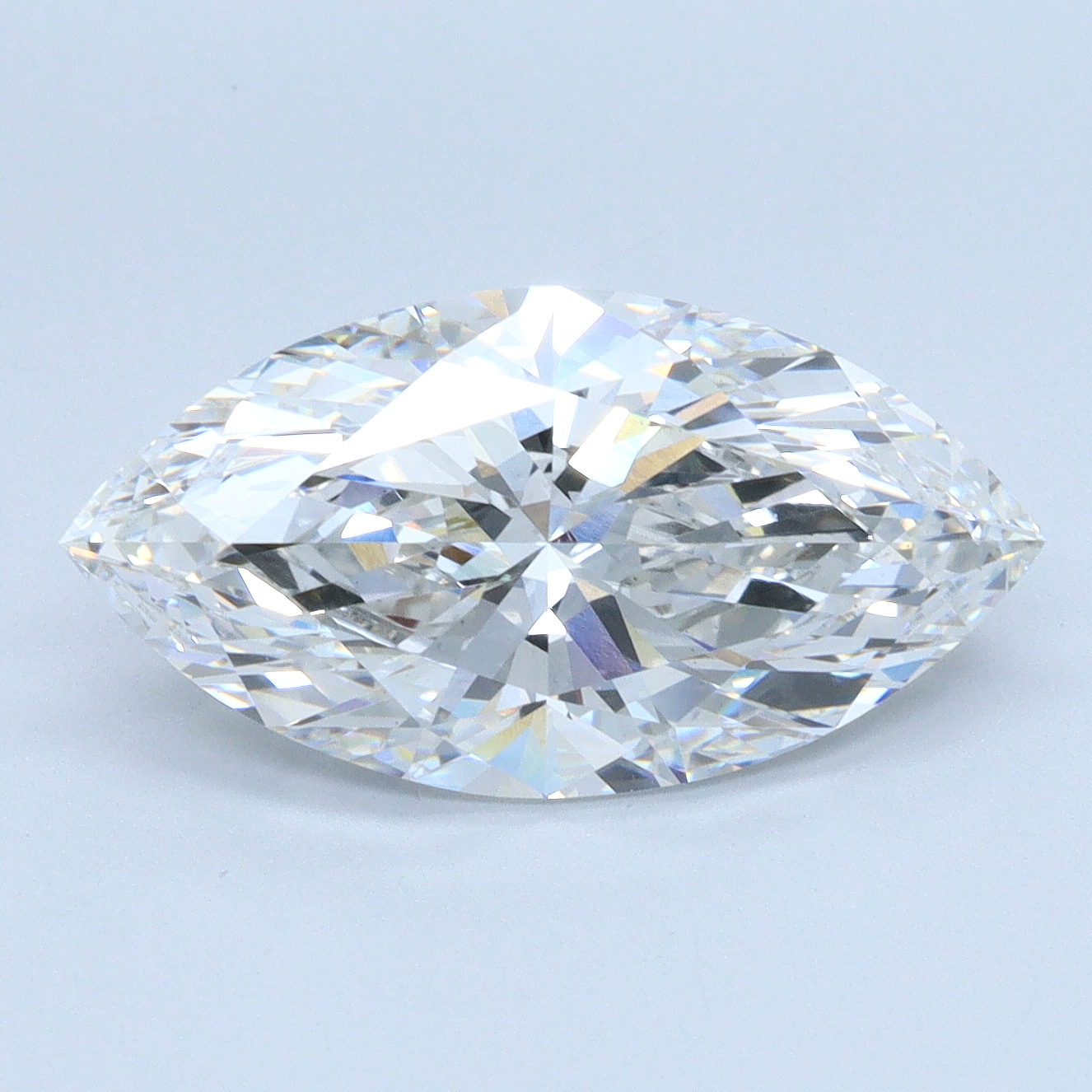2.2 carat Marquise lab grown diamond, F color, VS1 clarity