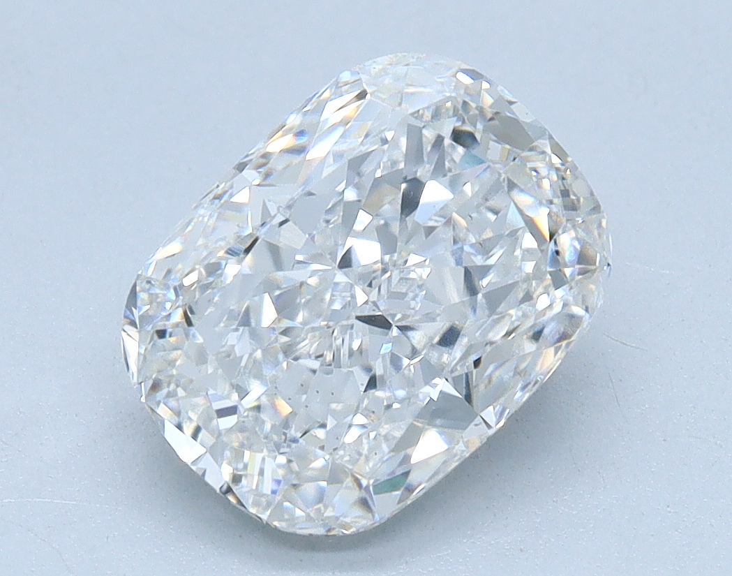 2.03 carat Cushion lab grown diamond, F color, VS1 clarity
