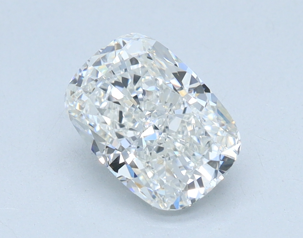 1.1 carat Cushion lab grown diamond, F color, VVS2 clarity